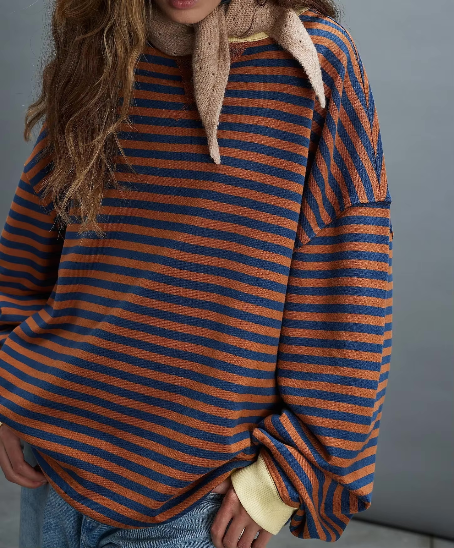 Sterre™ | Oversized Striped Sweater Women