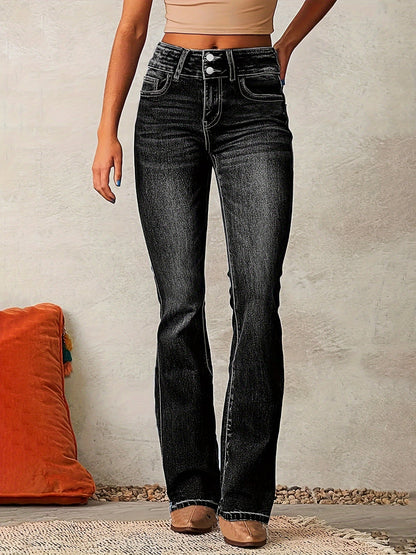 Megan™ | High Waist Flared Jeans