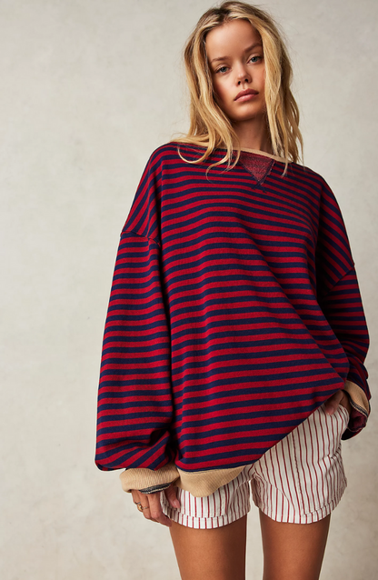Sterre™ | Oversized Striped Sweater Women