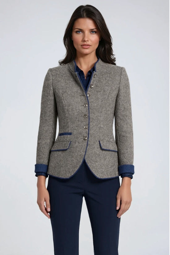 Isa™ | Elegant Cardigan with Col