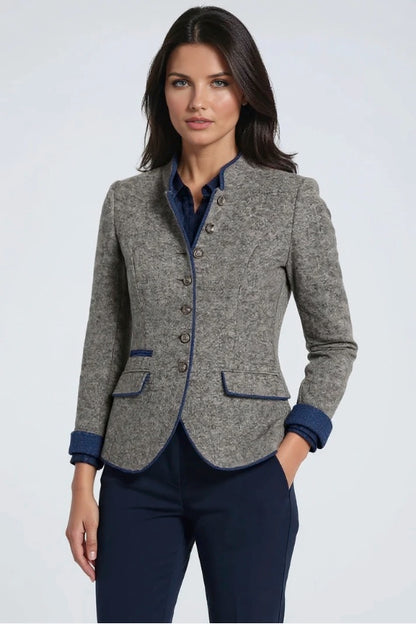 Isa™ | Elegant Cardigan with Col