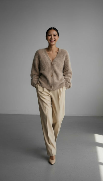 Serena | Stylish Cashmere Cardigan 