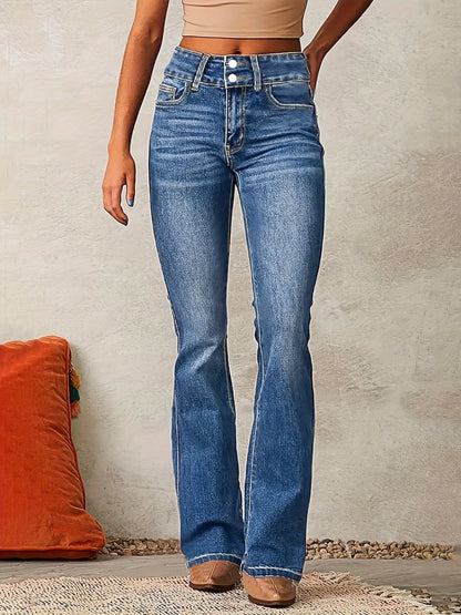 Megan™ | High Waist Flared Jeans