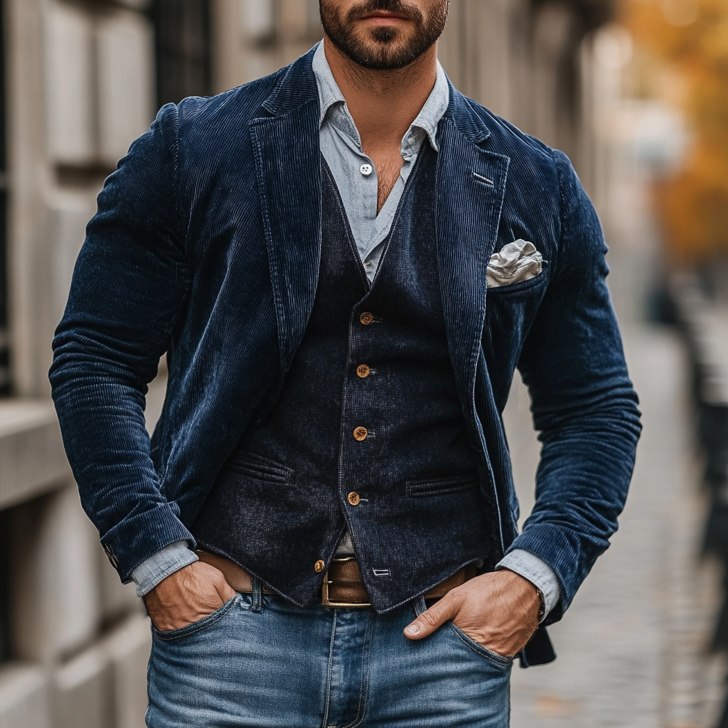 Floris™ | Classic Blazer and Vest Set